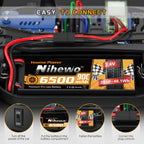 2Packs 11.1V Lipo Battery, 3S Lipo Battery 3300mAh XT60 Connector Soft Case Compatible with Axial E-flite RC Airplane Helicopter Quadcopter Car Truck Vehicle Boat Models